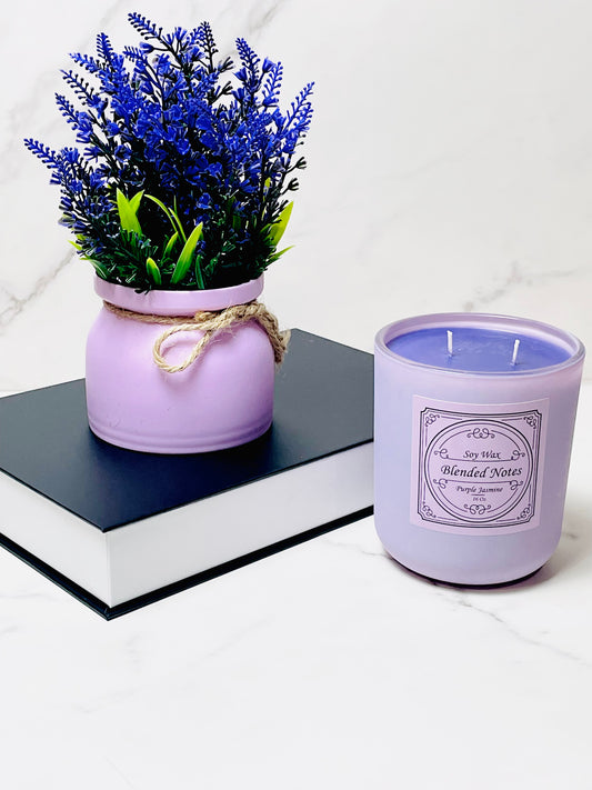 Purple Jasmine Soy Wax Candle